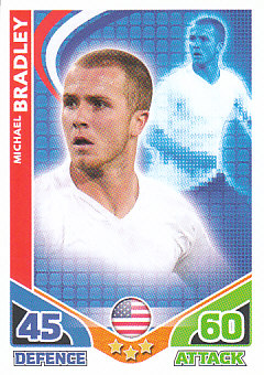 Michael Bradley USA 2010 World Cup Match Attax #248